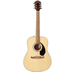 Foto van Fender fa-125 dreadnought natural akoestische westerngitaar met gigbag