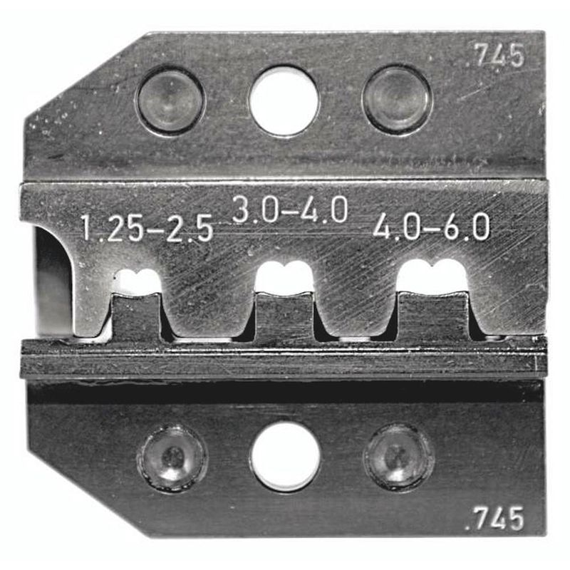 Foto van Rennsteig werkzeuge 624 745 3 0 krimpinzet ongeïsoleerde platte connectoren 1.25 tot 6 mm² geschikt voor merk rennsteig werkzeuge pew 12