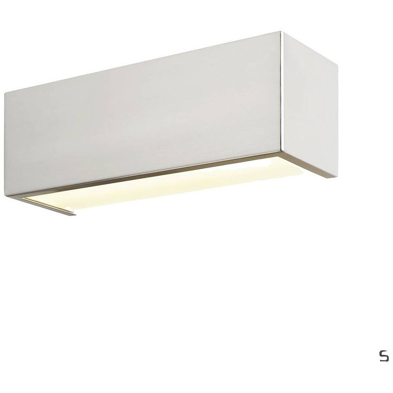 Foto van Slv chrombo 1003317 led-wandlamp led vast ingebouwd 11 w grijs