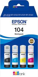 Foto van Epson 104 inktflesjes combo pack kleur