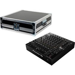 Foto van Pioneer djm-v10 + innox fc-mix-l mixer flightcase met schuim - large