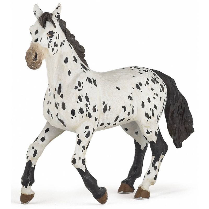 Foto van Plastic speelgoed figuur staand appaloosa paard 13 cm