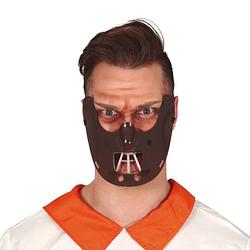 Foto van Halloween - bruin horror verkleed masker hannibal voor volwassenen - verkleedmaskers