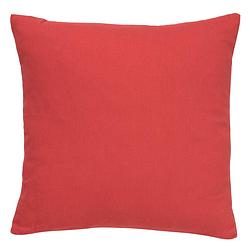 Foto van Dutch decor james - kussenhoes van katoen aurora red 45x45 cm - rood - rood