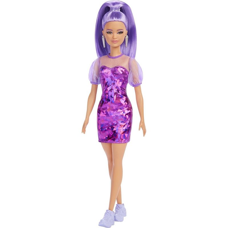 Foto van Barbie fashionistas pop 2 - paars haar