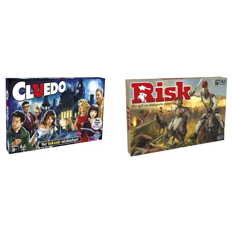 Foto van Spellenbundel - 2 stuks - cluedo & risk