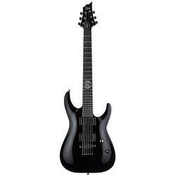 Foto van Esp ltd lk-600 black luke kilpatrick signature elektrische gitaar met koffer