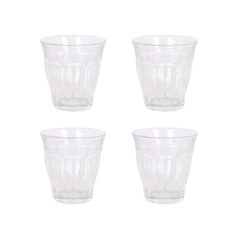 Foto van Duralex waterglazen - klassiek - 130 ml - set van 4 - gehard glas - transparant