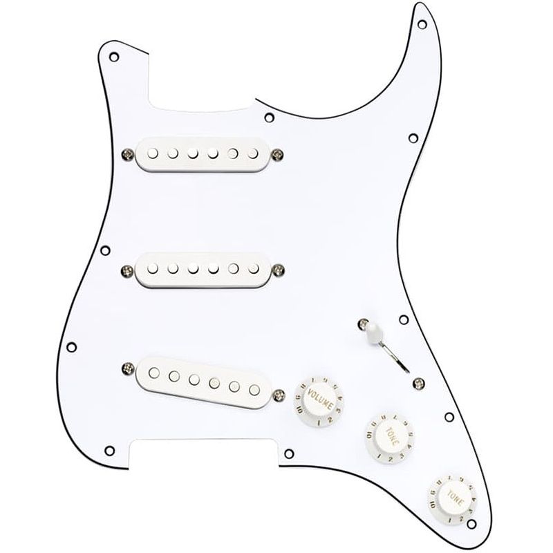 Foto van Dimarzio vintage strat replacement pickguard slagplaat set