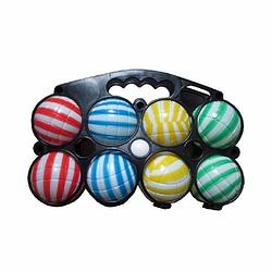 Foto van Kinder jeu de boules set gestreept - jeu de boules