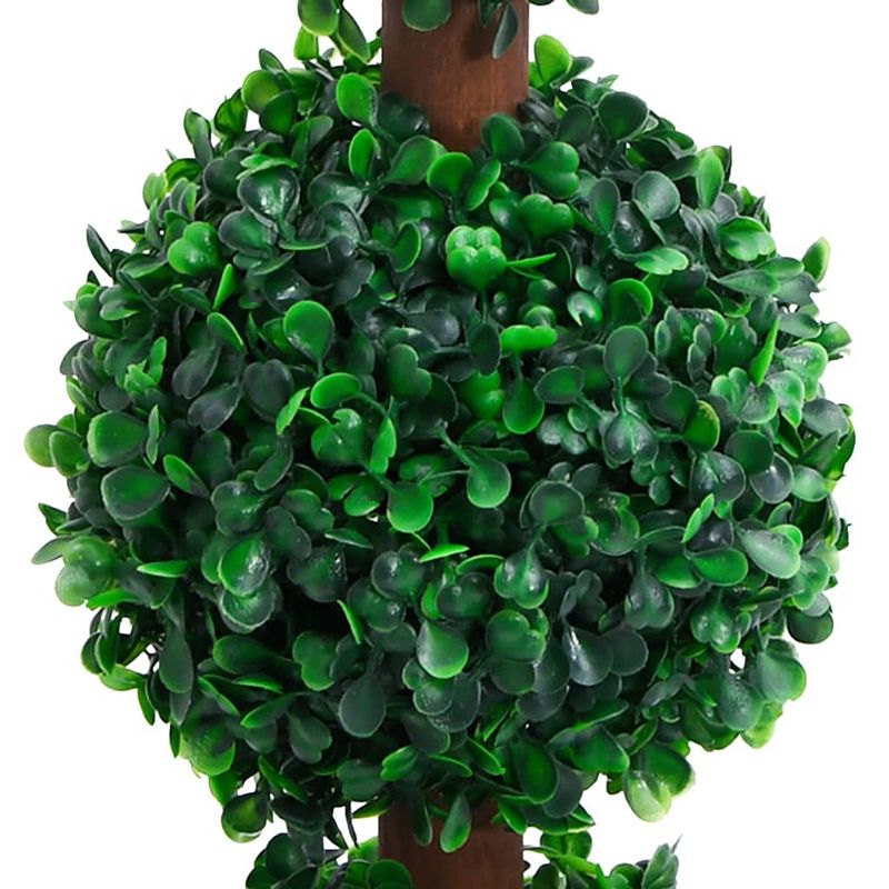 Foto van Infiori kunstplant met pot buxus bolvorming 90 cm groen