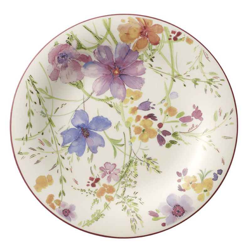 Foto van Villeroy & boch ontbijtbord met decor mariefleur basic - ø 21 cm