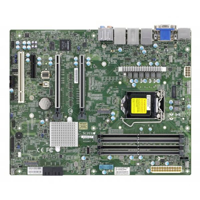 Foto van Supermicro x12sca-f moederbord socket intel 1200 vormfactor atx moederbord chipset intel® w480