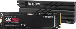 Foto van Samsung 980 pro 1tb m.2 + be quiet! mc1 m2 ssd cooler