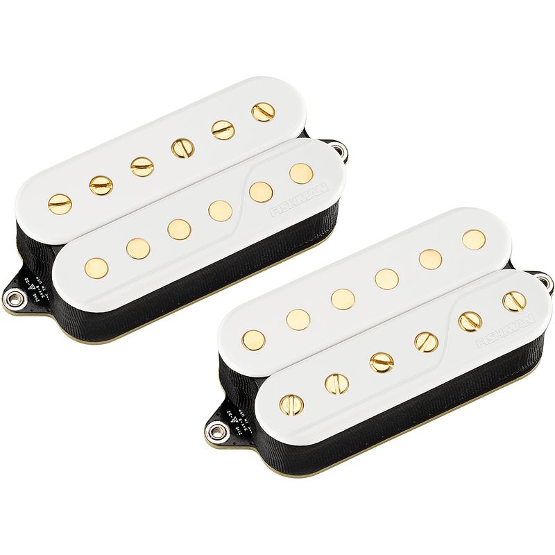 Foto van Fishman prf-cc6-lw2 fluence scott lepage pickup set white custom series