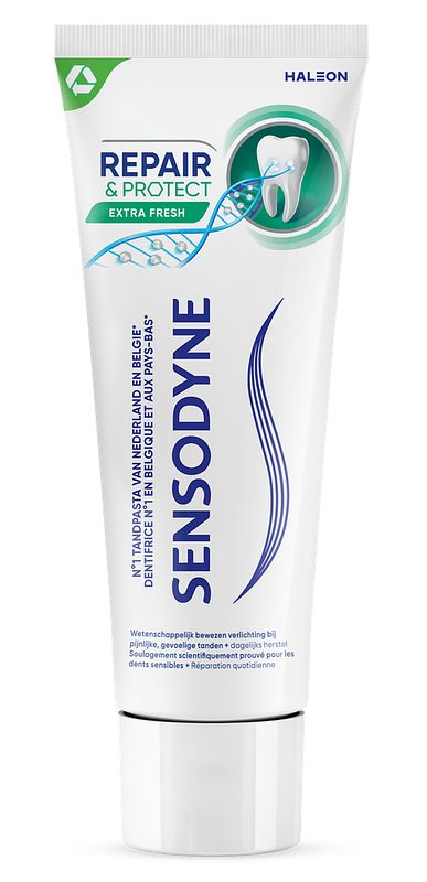 Foto van Sensodyne repair & protect deep repair extra fresh tandpasta voor gevoelige tanden 75ml bij jumbo