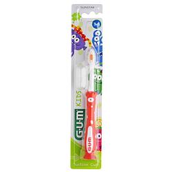 Foto van Sunstar gum kids - 3-6 jaar tandenborstel - groen