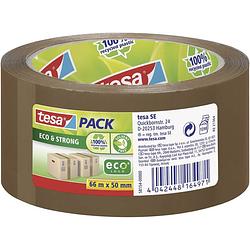 Foto van Tesa eco & strong 58154-00000-00 pakband tesapack bruin (l x b) 66 m x 50 mm 1 stuk(s)