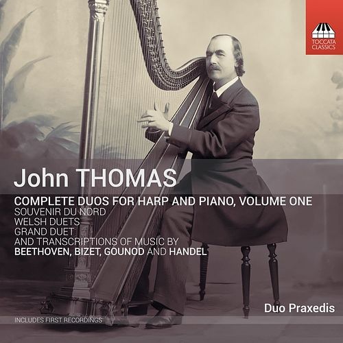 Foto van John thomas: complete duos for harp and piano, volume 1 - cd (5060113445612)