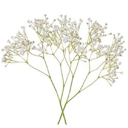 Foto van 2x stuks kunstbloemen gipskruid/gypsophila takken wit 58 cm - kunstbloemen