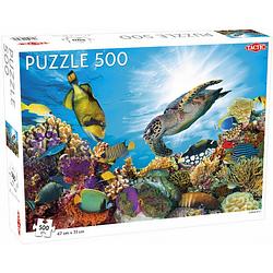 Foto van Tactic legpuzzel animals koraalrif 31 x 47 cm karton 500 stukjes