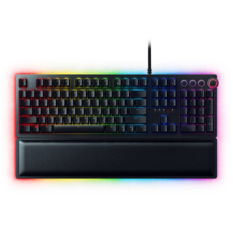 Foto van Razer huntsman elite toetsenbord met polssteun qwerty