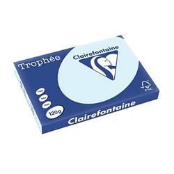 Foto van Clairefontaine trophée pastel a3 azuurblauw, 120 g, 250 vel