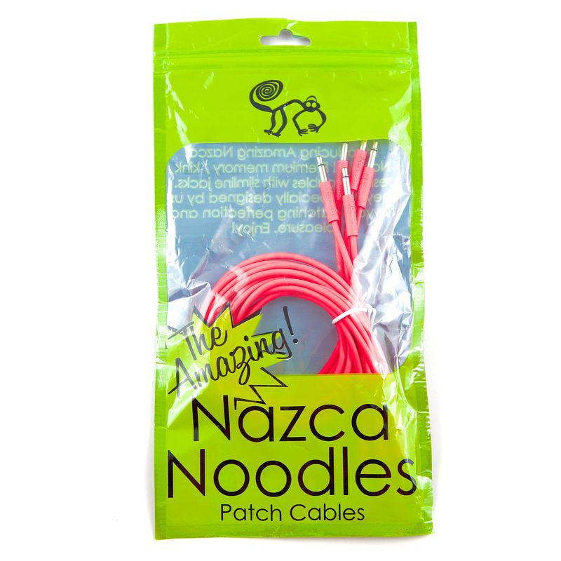 Foto van Cre8audio nazca noodles pink 150 cm patchkabels (5 stuks)