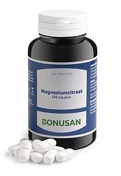 Foto van Bonusan magnesiumcitraat 150mg plus tabletten 120st