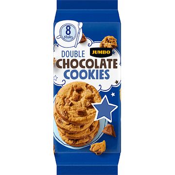 Foto van Jumbo double chocolate cookies 200g