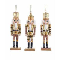 Foto van Kurt s. adler - wooden bee glitter nutcracker ornament 6 inch