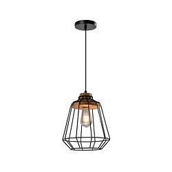 Foto van Quvio hanglamp met metalen frame zwart - quv5155l-black