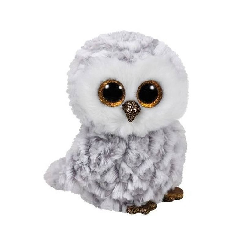 Foto van Ty beanie boo's knuffel uil owlette - 15 cm