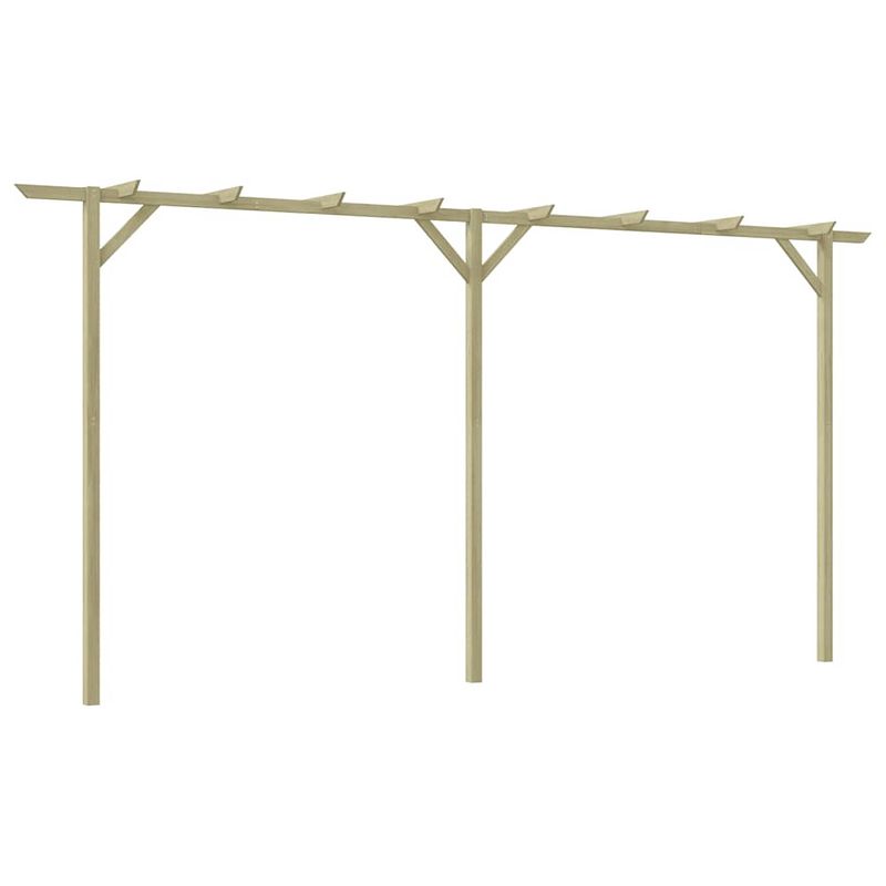 Foto van Vidaxl pergola 400x40x205 cm hout