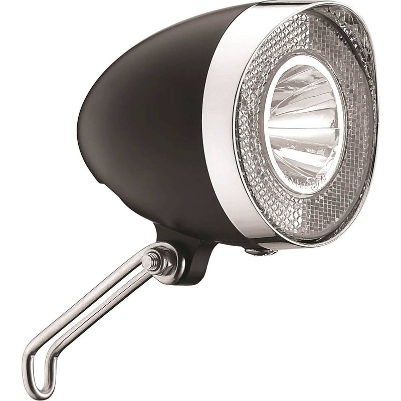 Foto van Union koplamp un-4920 retro dynamo 20 lux zwart oem