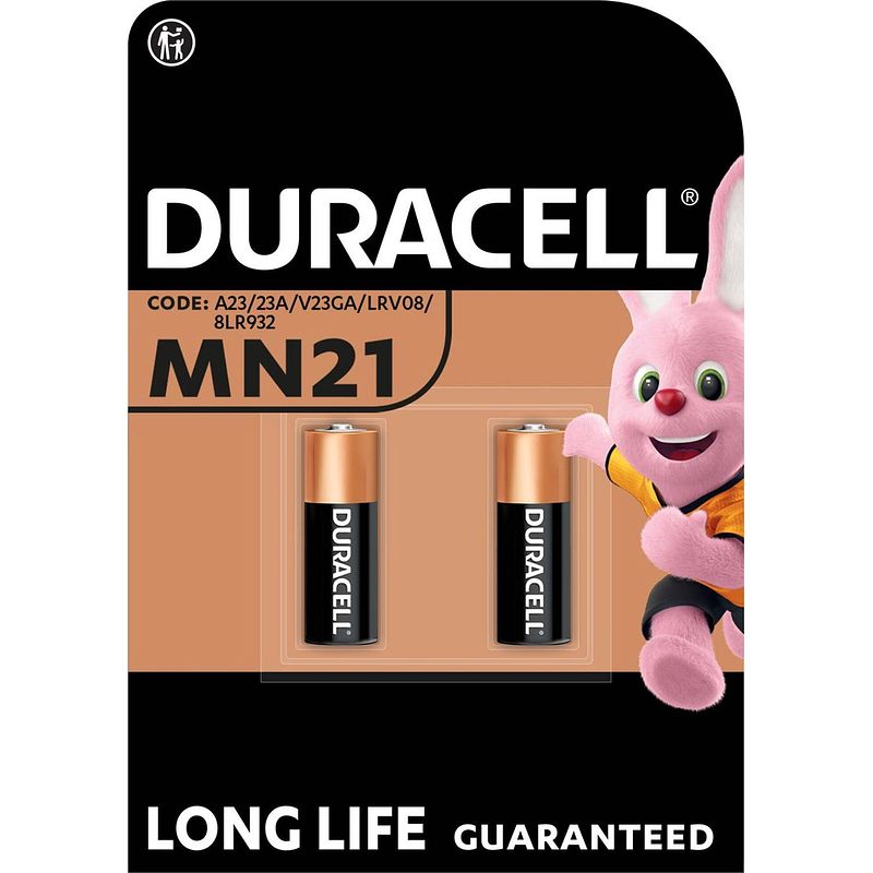 Foto van Duracell alkaline mn21 batterij - 2 stuks