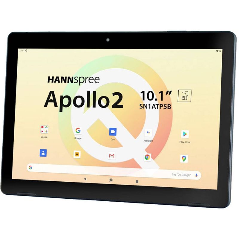 Foto van Hannspree wifi 32 gb zwart android tablet 25.7 cm (10.1 inch) 2 ghz mediatek android 10 1280 x 800 pixel