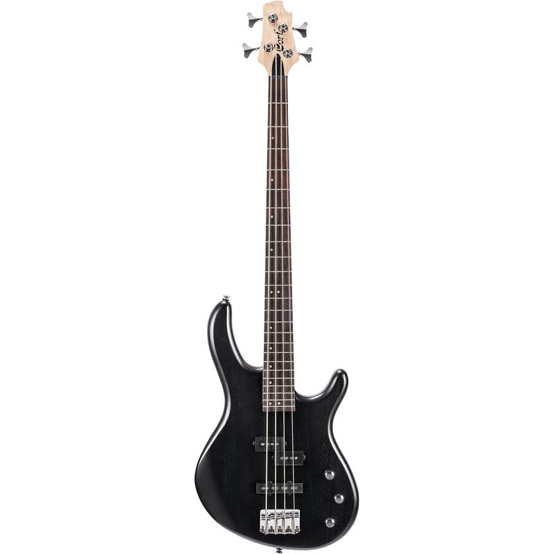 Foto van Cort action pj bass open pore black elektrische basgitaar