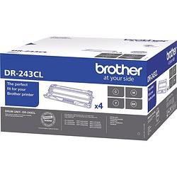 Foto van Brother drum unit dr-243cl dr243cl origineel zwart, cyaan, magenta, geel 18000 bladzijden