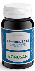 Foto van Bonusan vitamine d3 & k2 softgels