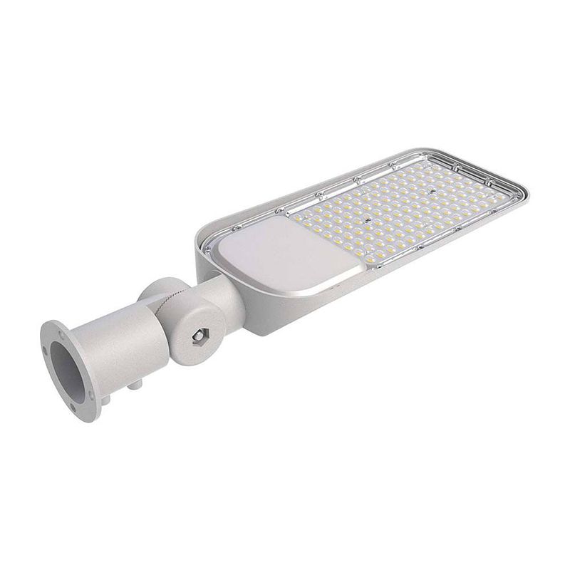 Foto van V-tac vt-59st verstelbare led-straatverlichting - grijs - samsung - ip65 - 50w - 6000 lumen - 6500k - 5 jaar