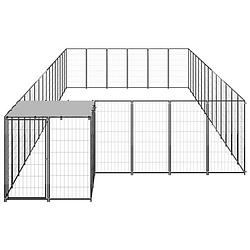 Foto van Infiori hondenkennel 26,62 m² staal zwart