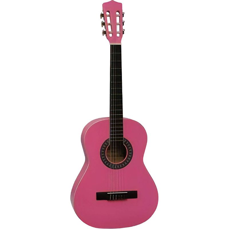 Foto van Gomez gitaar classic 6 snaren 93 cm roze