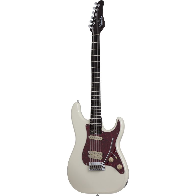 Foto van Schecter mv-6 olympic white elektrische gitaar