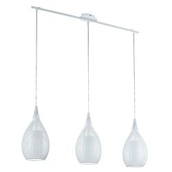 Foto van Eglo razoni - hanglamp - 3 lichts - lengte 990mm. - wit