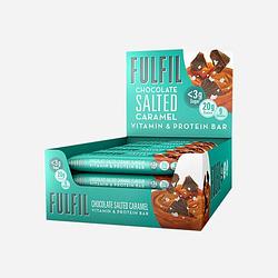 Foto van Fulfil chocolate salted caramel flavour vitamin & protein bar 55g bij jumbo