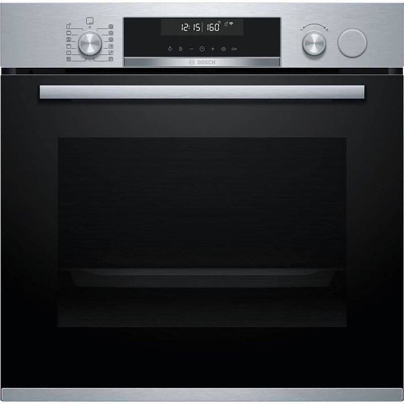 Foto van Multifunctionele oven gebouwd -in pyrolyse bosch - hra578bs6 - volume 71 l - l59.4cm/p54,8cm/h59,5 cm - roestvrij staal