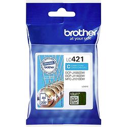 Foto van Brother lc421c inkt blauw