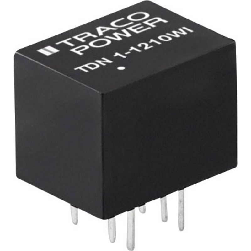 Foto van Tracopower tdn 1-1222wi dc/dc-converter, print 12 v/dc +12 v/dc, -12 v/dc 45 ma 1 w aantal uitgangen: 2 x