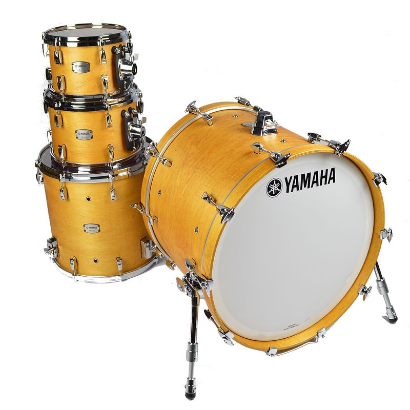 Foto van Yamaha jamjazzvn absolute hybrid maple jazz vintage natural 4d. shellset